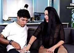 Big Booty Sarah Black Reveals Her Culona Stepmom Secrets: Thiago Lopez Pounds Her While Sara