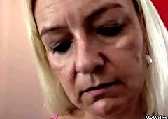 Stepmom-in-Law Lures Stepson for Kitchen Pounding
