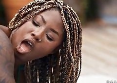 Yeri Blue And Xeinna Rose Fuck Hardcore In Outdoor Interracial Threesome During Poolside Vacation