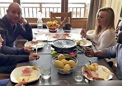 Blonde Beach Milf Tries Cunnilingus Amid Big Cock