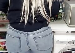 Sexy Ass in Mini Skirt