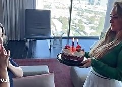 Tiffany Leiddis Vegas Birthday Surprise for Nephael