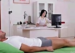Mia Evans Gives Nurse BJ to Raul Costa