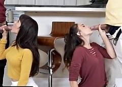 Brunette Wife Kitty Carrera Slams Her Husbands Brains Out with Rough Hard Pounding