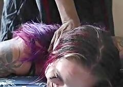 Inked Chubby MILF Savanna Star Devours Giant BBC with Glee