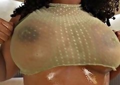 Ebony Busty Milfs Milking