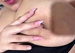 Blanquita2002, Blonde MILF, Teases Her Massive Nipples