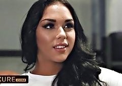 Gym Pickup Sparks Home Threesome for Black Angel