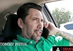 Madison Morgan Teases Her Pussy In Parking Lot And Begs For Hard Anal Before Husband Comes Home
