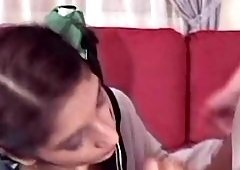 Brunette MILF Rides Her Mans Cock Wildly