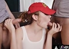 Femboy Twink Yuna Yule Crashes Occitan Prince and Seb Leblans Intense Video Game Marathon with S