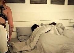 Ptitelune and LaskaLeRoomba Cheat with Lesbian BDSM
