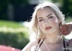 Sexy Blonde Kay Lovely and Slimthicc Vic Get Savagely Railed While Fucking Wild on the Hood