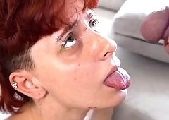 Horny Grandpa Pounds Her First Anal in Fishnet