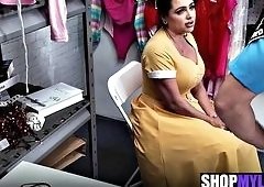 Big-Butt Housewife Zoey Foxx Busted Red-Handed by Tony Marcos During Sneaky Shoplifting