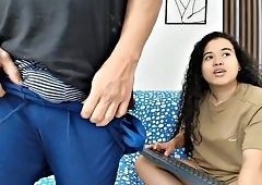 Horny Big Tits Latina Masturbation