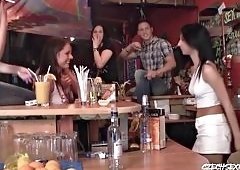 Angelica Kari Ignite Czech Discotheque Orgy with Hardcore Group Sex, Intense Blowjobs, Cowg