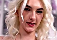 Huge Cock Wrecks Tight Ass in Gaping Crush with Creampie