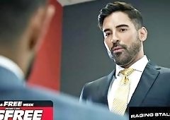 Nico Zetta and Lazzarato Deliver Massive Cock Pounding During Steamy Office Hours Surpassing Closure