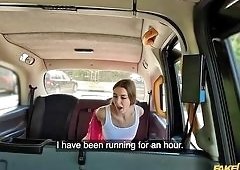 Mary Popiense Craves Hard Pounding on Car Rear Seat