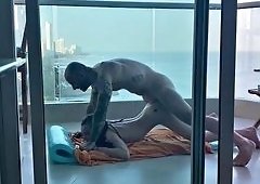 Cartagena Students Pretty Ass Stuffed on Balcony
