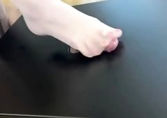 Foot fetish Close up feet and toes tease